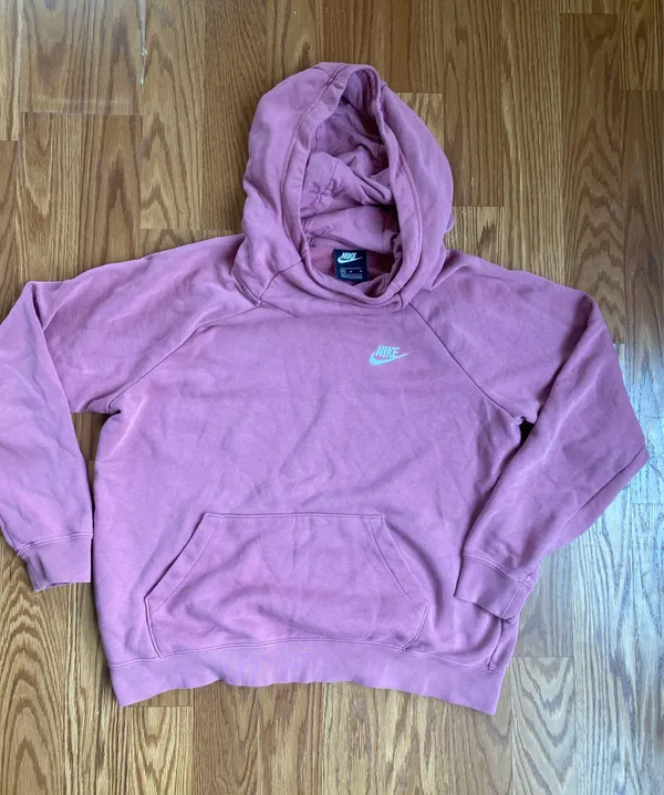 Pink Rose Nike sweatshirt - Image 3