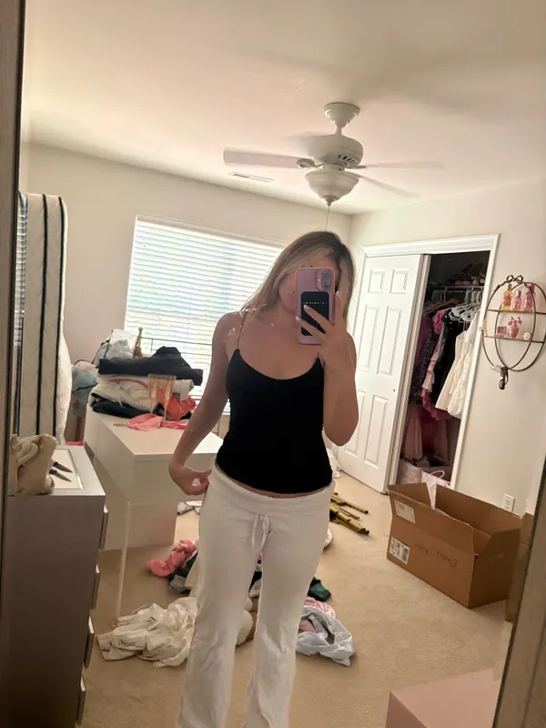 Grey Brandy Melville Sweatpants - Image 2