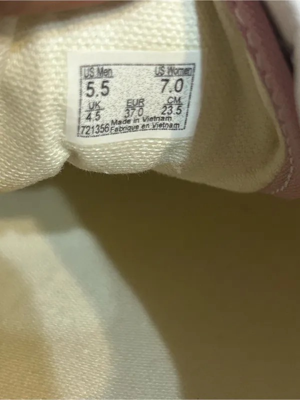 VANS old skool pink suede lace up shoes sneakers women’s 7 new - Image 3
