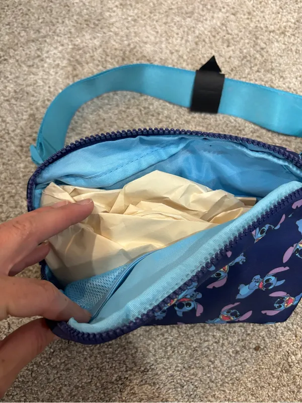 Disney Lilo & Stitch blue all-over print belt bag - Image 6