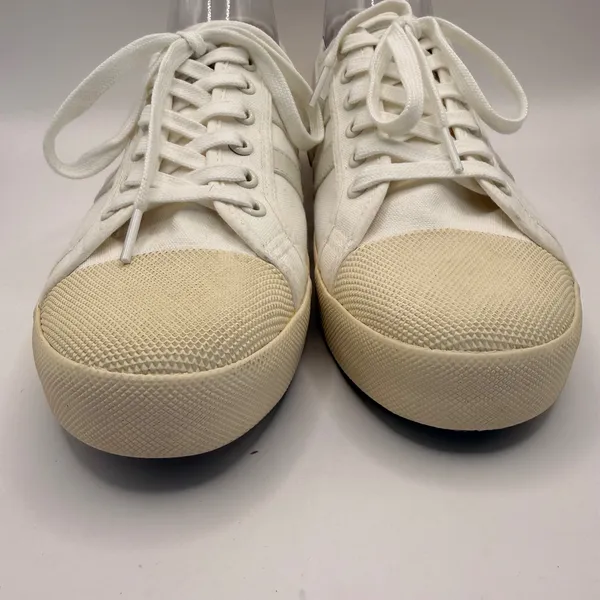 Gola Coaster Womens Off White Canvas Low Top Sneakers Trainers Cream Size 10 - Image 5