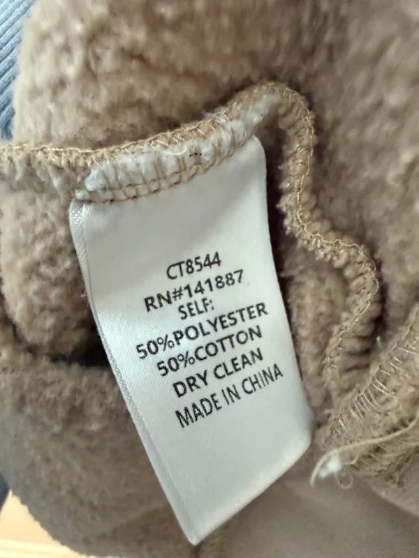 TCEC Oversized Crewneck Sweatshirt Taupe Small - Image 5