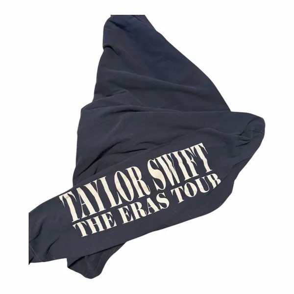 Taylor Swift Eras Tour Long Sleeve Tee Official Merch Black - Image 3