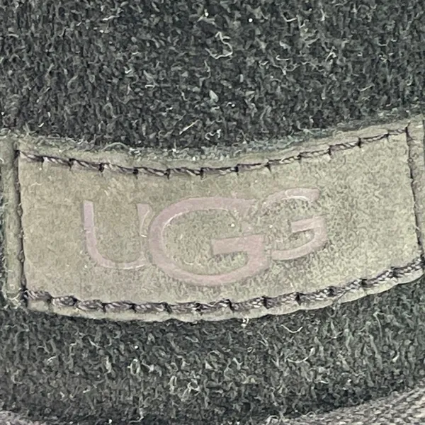 UGG Classic Mini Gray Suede Sheepskin Shearling Slip On Round Toe Ankle Boots 10 - Image 6