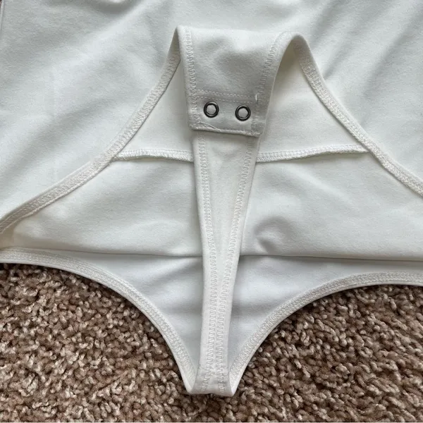 Abercrombie & Fitch Ruched Tank Bodysuit - Image 3