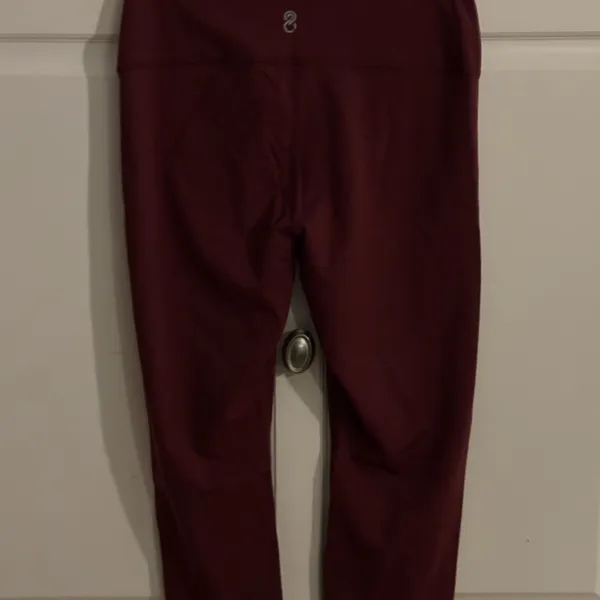 Ing athletic yoga pants.‎ Size L. Burgundy. - Image 3