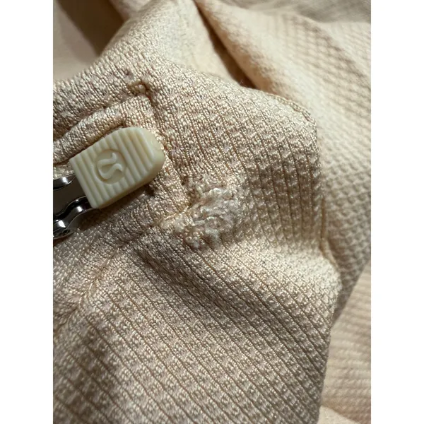 Lululemon For The Chill Of It 1/2 Zip Top Pullover Running Shirt Womens‎ 12 - Image 7