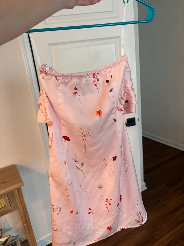 Pink Floral Princess Polly Mini Dress - Image 3