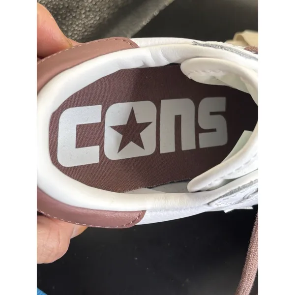 Converse CONS Mens Shoes Sz 7.5 White Saddle Fastbreak Pro Ox Leather A11095C - Image 5