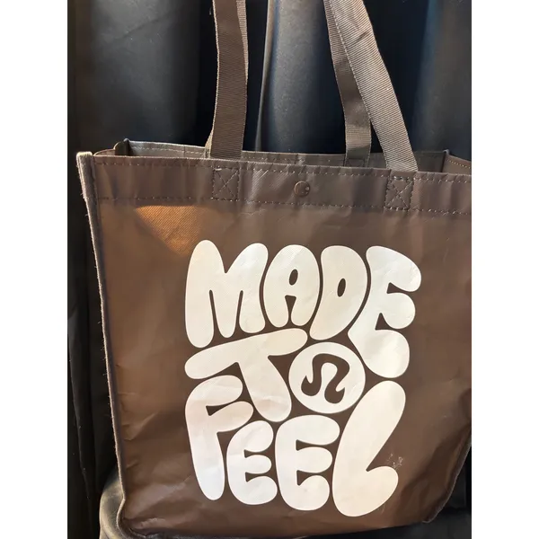 Lululemon Reusable‎ Shopping Tote Bag blaMade To Feel Small Medium - Image 3