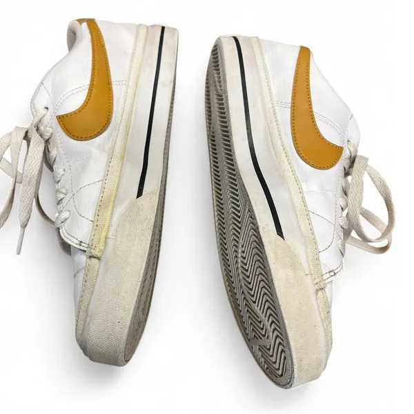 nike 6 Sneakers Tennis Shoes court next nature white gold swoosh Womens - Image 3