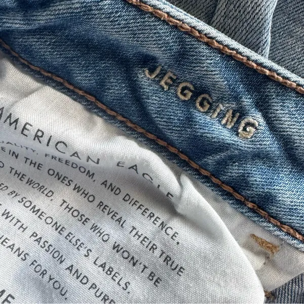 👖American Eagle High-Waisted Jegging Distressed Skinny Jeans👖 ~4 - Image 15
