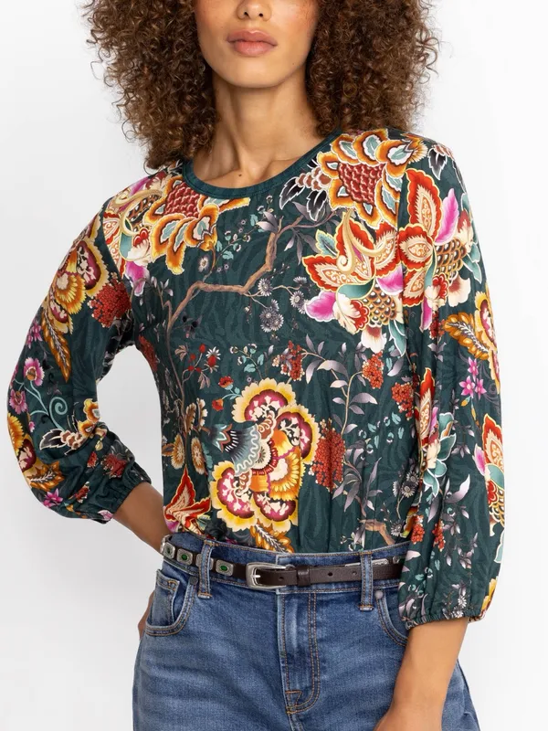 Johnny Was The Janie Favorite Puff Sleeve Knit Long Sleeve Tee - Image 7