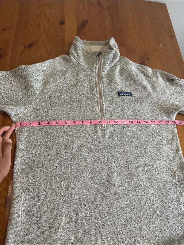 Patagonia Gray 1/4 Zip Better Sweater Pullover - Image 11
