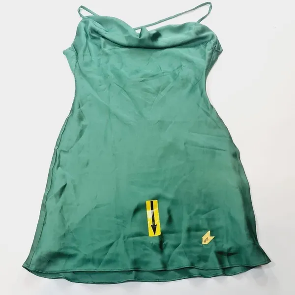 Lovers and Friends Boa Mini Dress in Green XS - Image 3