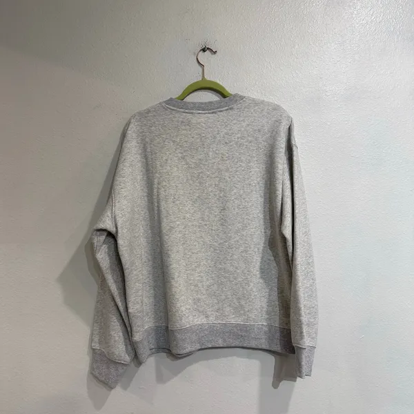 H&M Gray Monaco 64 France Graphic Oversized Sweatshirt Sz M NWT - Image 8