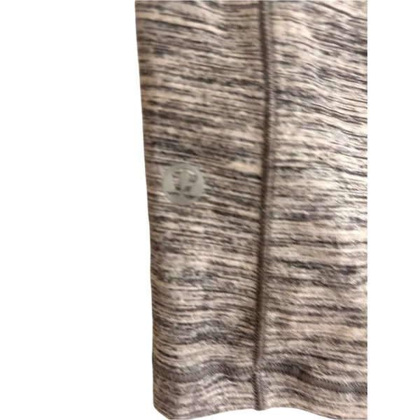 Lululemon Heathered Grey Long Sleeve Athletic Top Size 2‎ Yoga Running - Image 3