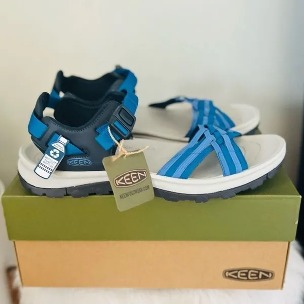 KEEN Terradora II Strappy Open Toe Sandal, Comfort Hiking‎ Blue, Size 11, NWT - Image 3