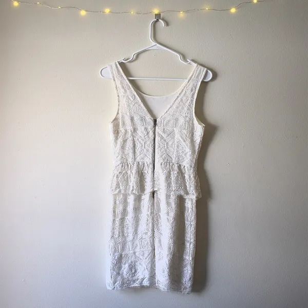 3/ $25 American Eagle Outfitters Casual White Dress‎ - Image 3