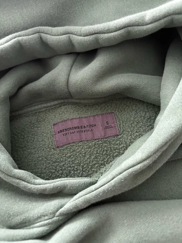 Abercrombie Green Hoodie - Image 3
