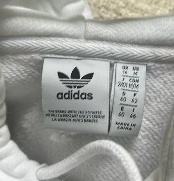 Adidas Cropped Hoodie - Image 4