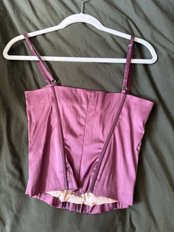 Corset top Purple Size 0 - Image 2