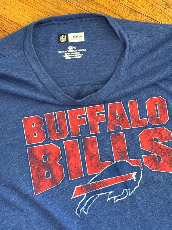 Buffalo Bills NFL Team Apparel Men's Large Short Sleeve T-Shirt Sporty Fanware - Image 8