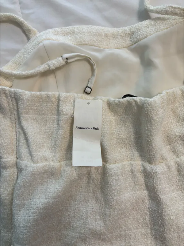 Abercrombie Crop Top White - Image 2