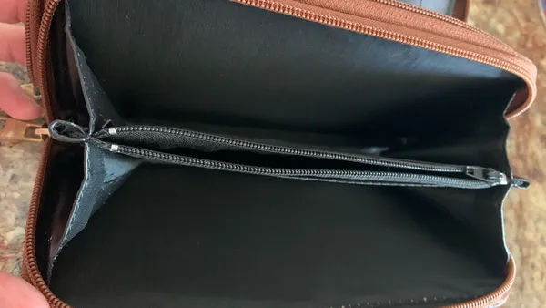 Mexican Stitched Wallet Brown - Image 5