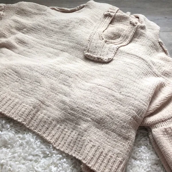 These Three Boutique Cream Sweater - Image 4