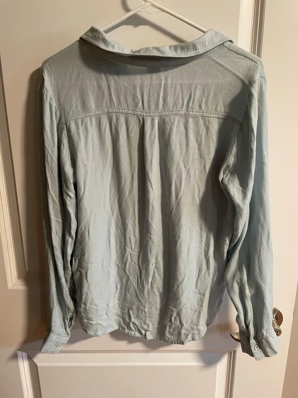Sans souci long sleeve button down blouse - Image 3