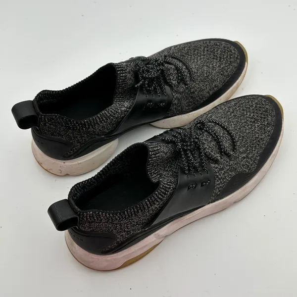 Cole Haan ZERØGRAND Knit Running Sneakers Black Gray Women's‎ Size 8.5 - Image 7