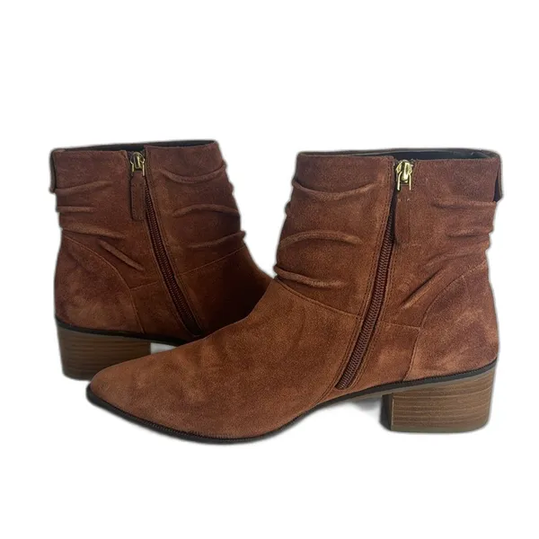COLE HAAN Maple Water-Resistant Suede Booties ladies size 10‎ B - Image 8