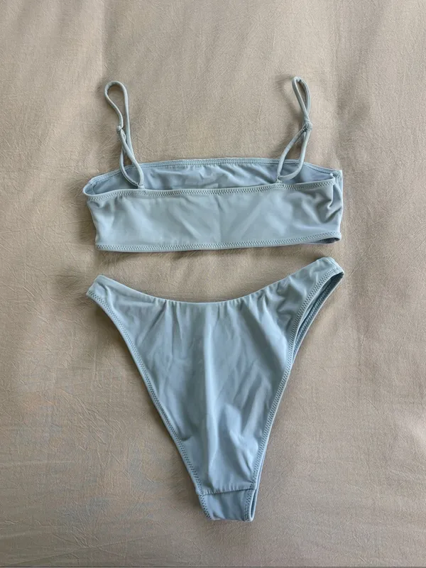 PacSun Baby Blue Bikini Set - S - Image 2