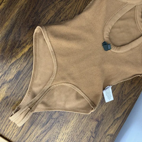 Wild Fable‎ Women's Bodysuit Size XS Brown Top - Image 7