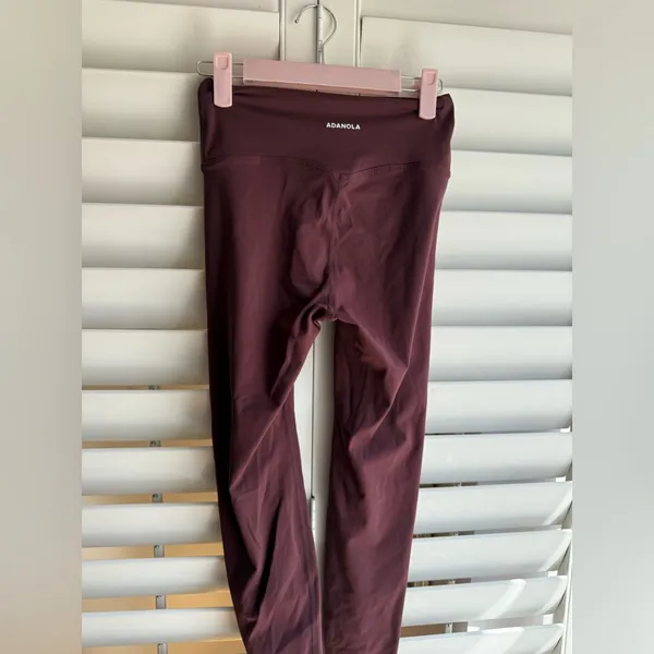Adanola Deep Burgundy Leggings sz S - Image 5