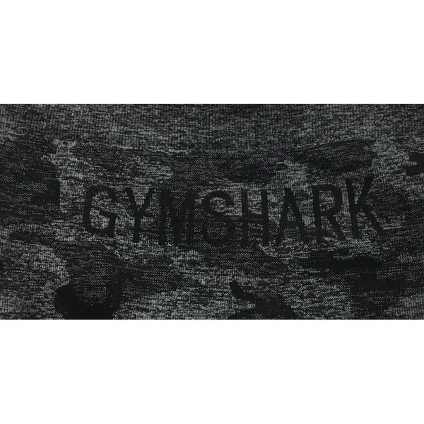 GYMSHARK Camouflage Gray-Black Leggings Stretchy Sporty Sexy Size small - Image 6