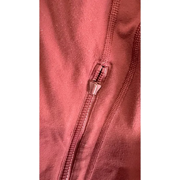 Lululemon Define Jacket Luon Dark Red Full Zip Yoga Activewear Size 6 - Image 7