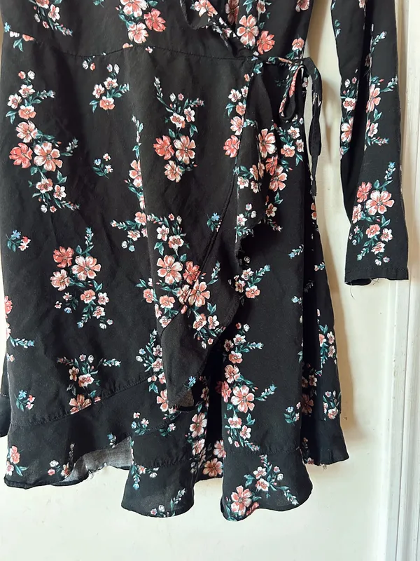 H&M Floral Long Sleeve Dress - Image 6