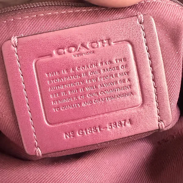 Coach Maroon Oxblood Red Prairie 58874 Top Handle Satchel Crossbody Leather Bag - Image 10