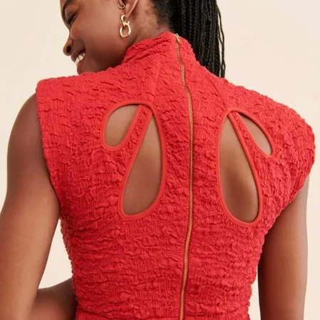 Sabina Musayev Notfit Cutout Midi Dress - Image 2