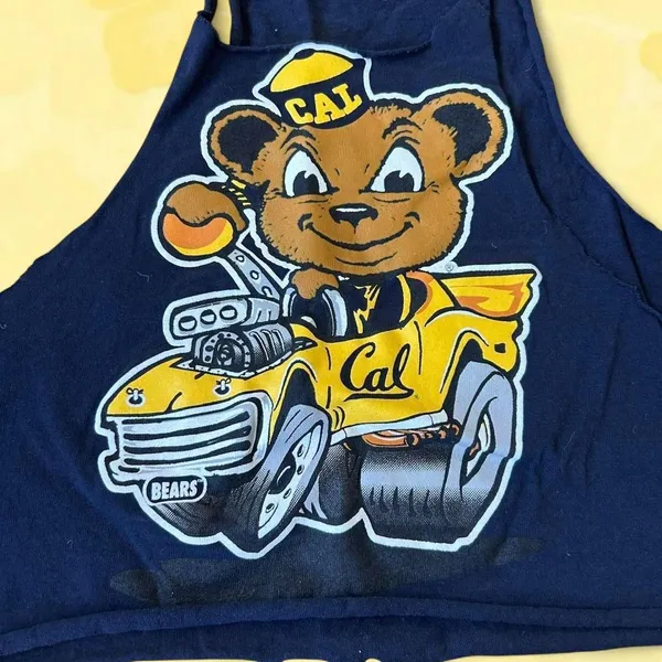 Champion UC Berkeley Oski the bear cropped tank - Image 2