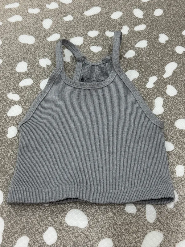FP Movement Happiness Runs Long Cropped Tank Top ribbed workout sports bra - Image 4