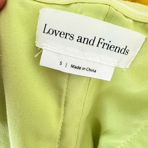 Lovers and Friends Hattie Green Tiered Strapless Maxi Gown Size Small - Image 9