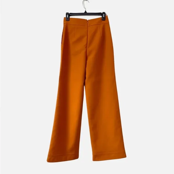Lovers + Friends Revolve Orange Sedge High Waist Wide‎ Leg Pants Size small S - Image 7