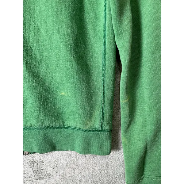 Hollister Y2K Green Zip‎ Up Hoodie 22 Graphic Fitted Zip Jacket Size Medium - Image 4