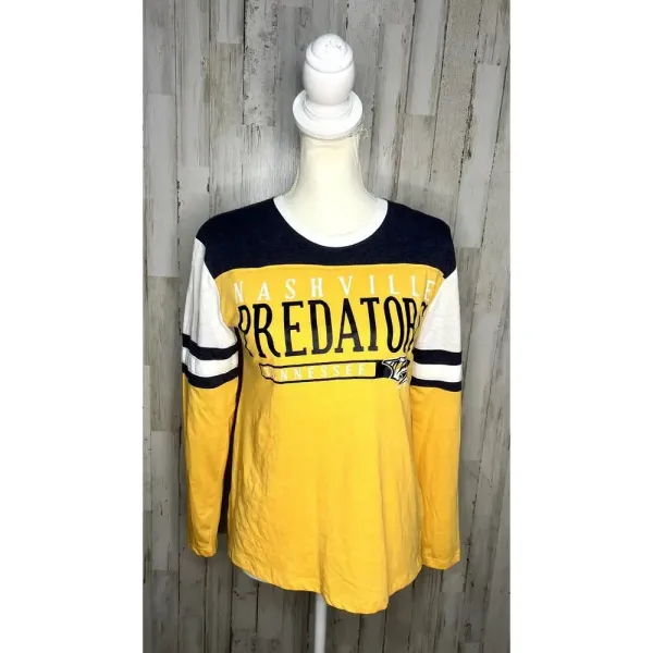 NWT NHL Nashville Predators‎ Women's Size Small Long Sleeve Lightweight Top - Image 2