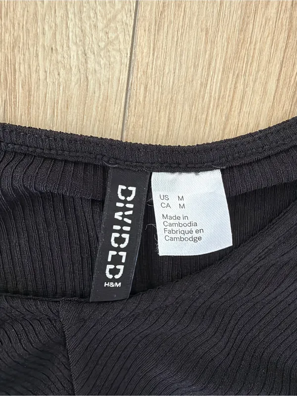 Divided By H&M Black Twist Tank Top - Image 2