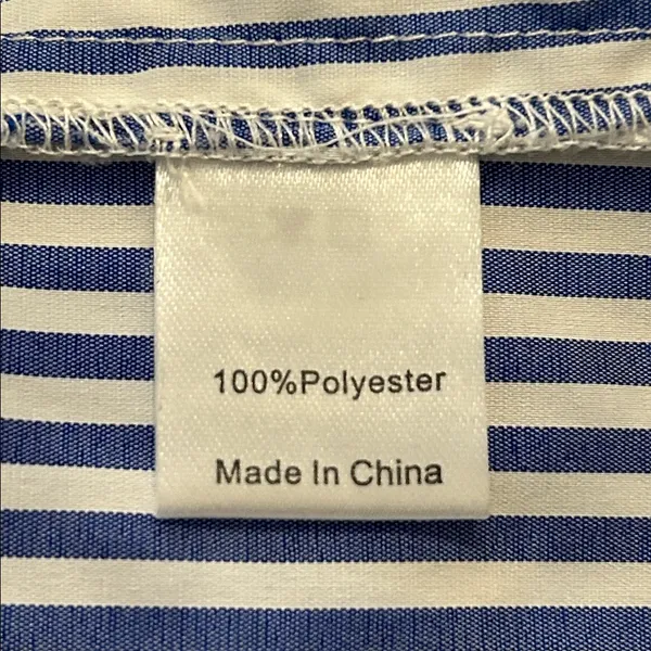 Tuckernuck Blue and White Stripe Teagan Popover Ruffle Top New Size Small - Image 13
