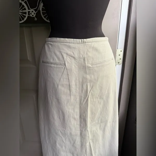 Vintage 2000 Y2K Banana Republic maxi minimalist skirt, size 8 - Image 9